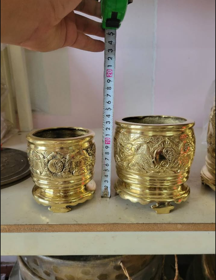 Bát Hương Đồng Song Long Chầu Nguyệt 3